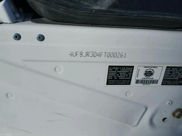 4UF8JR304FT000261 - 2015 MAHINDRA AND MAHINDRA SNOWMOBILE ლურჯი ფოტო 10