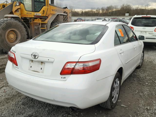 4T1BE46K59U861055 - 2009 TOYOTA CAMRY BASE WHITE photo 4