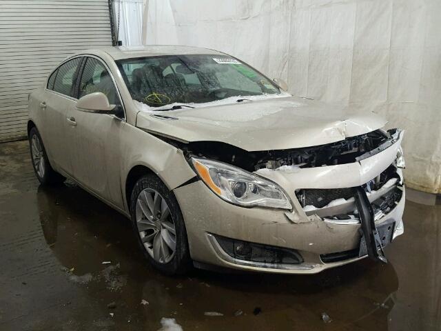 2G4GK5EX4E9300564 - 2014 BUICK REGAL GOLD photo 1