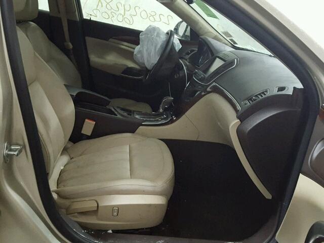 2G4GK5EX4E9300564 - 2014 BUICK REGAL GOLD photo 5