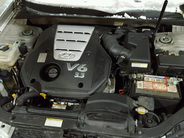 5NPEU46F86H044580 - 2006 HYUNDAI SONATA GLS SILVER photo 7