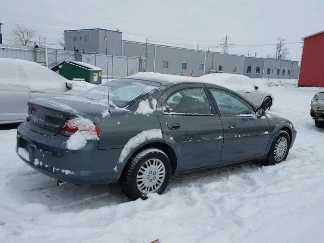 1C3EL46R92N303959 - 2002 CHRYSLER SEBRING LX GREEN photo 4