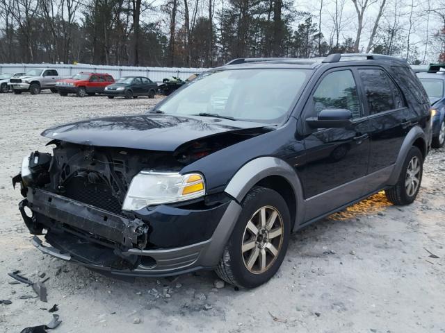 1FMDK05W78GA35495 - 2008 FORD TAURUS X S BLUE photo 2