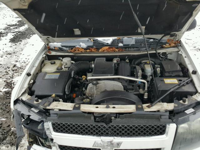 1GNDT13S672206621 - 2007 CHEVROLET TRAILBLAZE WHITE photo 7