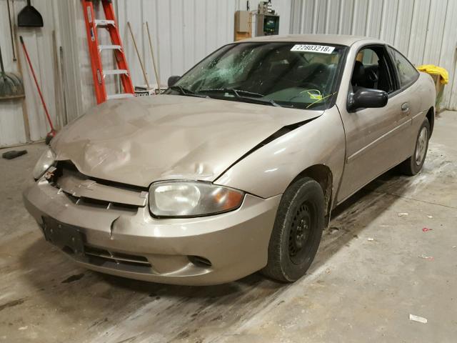 1G1JC12F157200508 - 2005 CHEVROLET CAVALIER GOLD photo 2