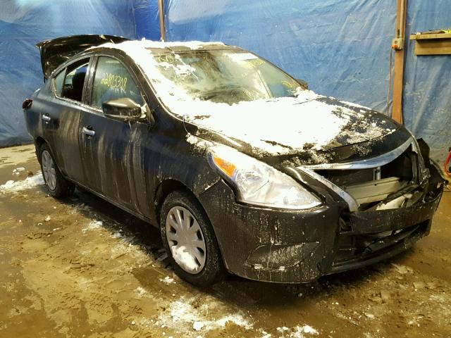 3N1CN7AP5FL896524 - 2015 NISSAN VERSA S BLACK photo 1