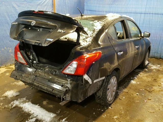 3N1CN7AP5FL896524 - 2015 NISSAN VERSA S BLACK photo 4