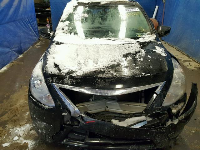 3N1CN7AP5FL896524 - 2015 NISSAN VERSA S BLACK photo 9