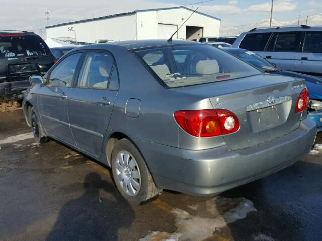 JTDBR32E132009209 - 2003 TOYOTA COROLLA CE SILVER photo 3