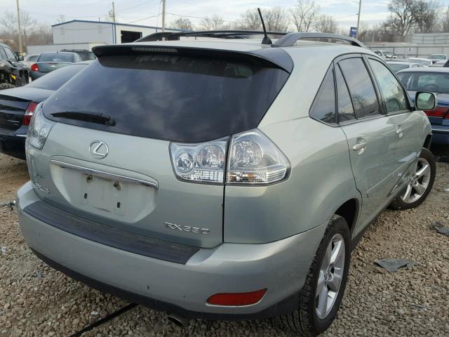 JTJHA31U750082851 - 2005 LEXUS RX 330 SILVER photo 4