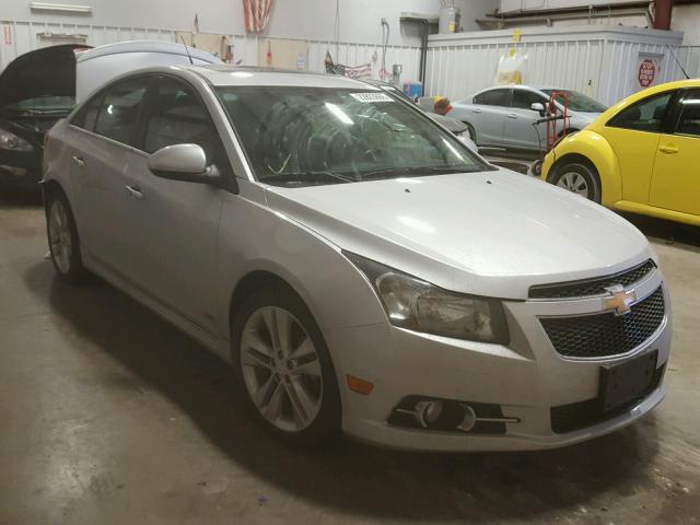 1G1PG5SB9E7378556 - 2014 CHEVROLET CRUZE LTZ SILVER photo 1