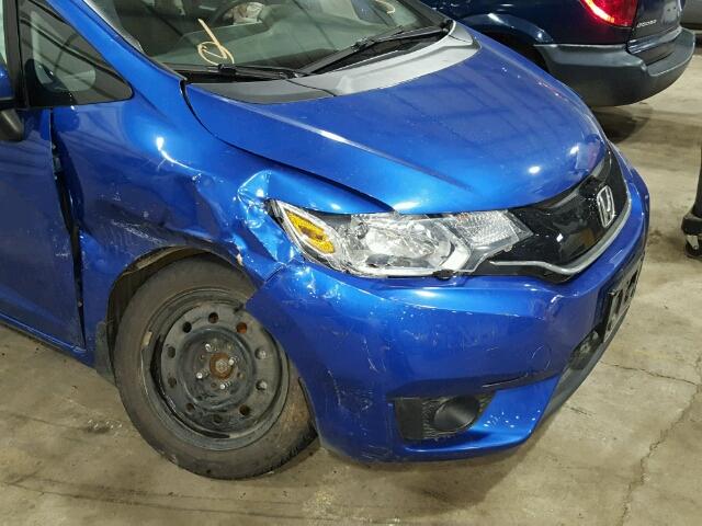 3HGGK5H89FM787098 - 2015 HONDA FIT EX BLUE photo 9