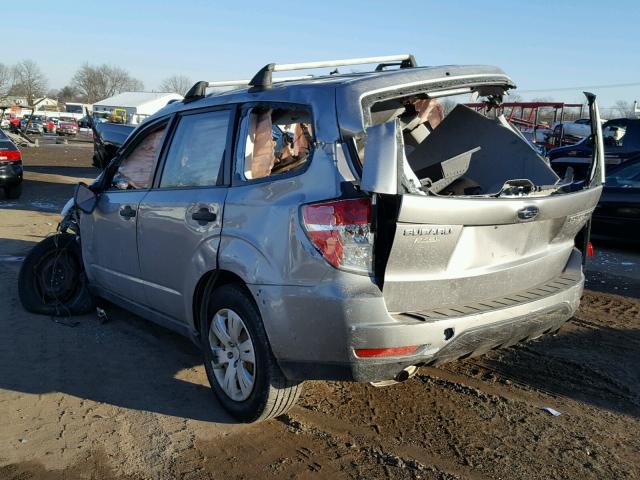 JF2SH61689H762323 - 2009 SUBARU FORESTER 2 SILVER photo 3