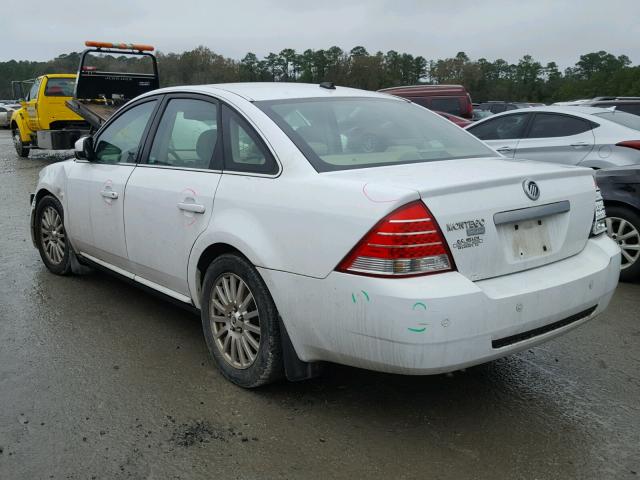 1MEHM421X7G605891 - 2007 MERCURY MONTEGO PR WHITE photo 3