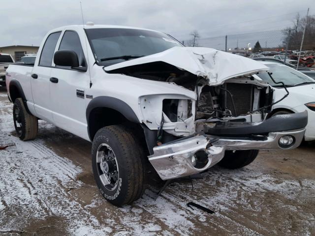 3D7KS28D27G817732 - 2007 DODGE RAM 2500 S WHITE photo 1