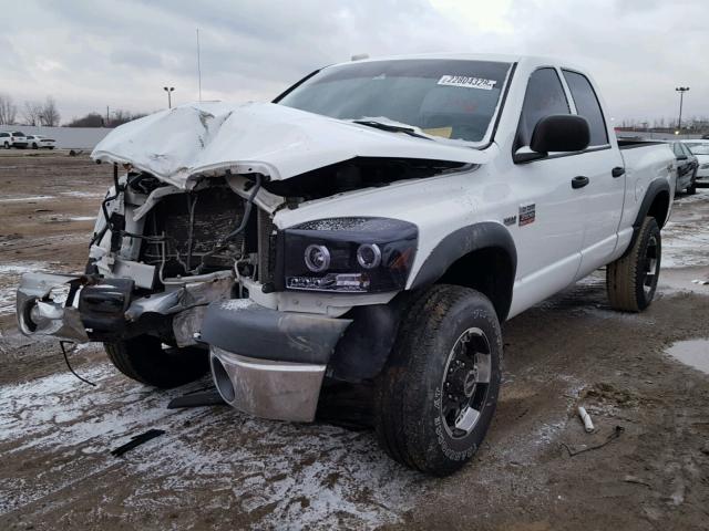 3D7KS28D27G817732 - 2007 DODGE RAM 2500 S WHITE photo 2