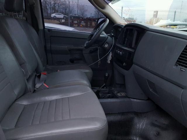 3D7KS28D27G817732 - 2007 DODGE RAM 2500 S WHITE photo 5