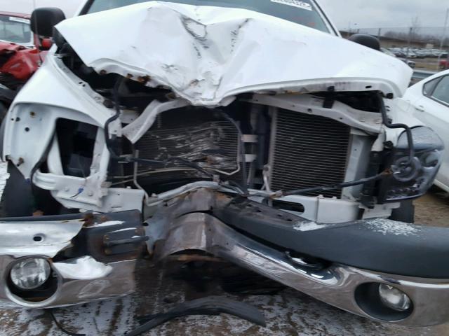 3D7KS28D27G817732 - 2007 DODGE RAM 2500 S WHITE photo 9