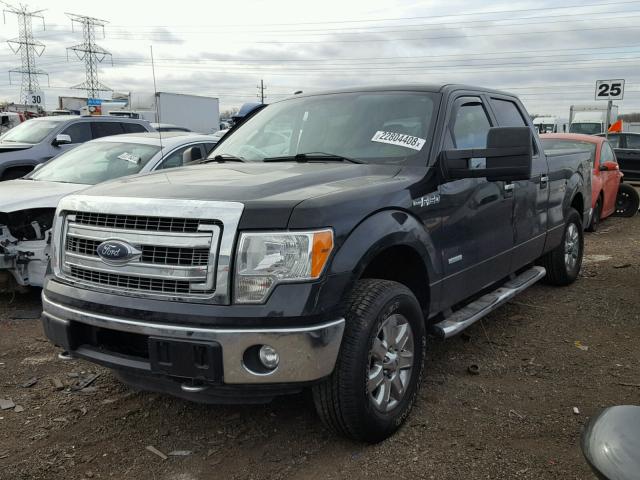 1FTFW1ET2DFA45137 - 2013 FORD F150 SUPER BLACK photo 2