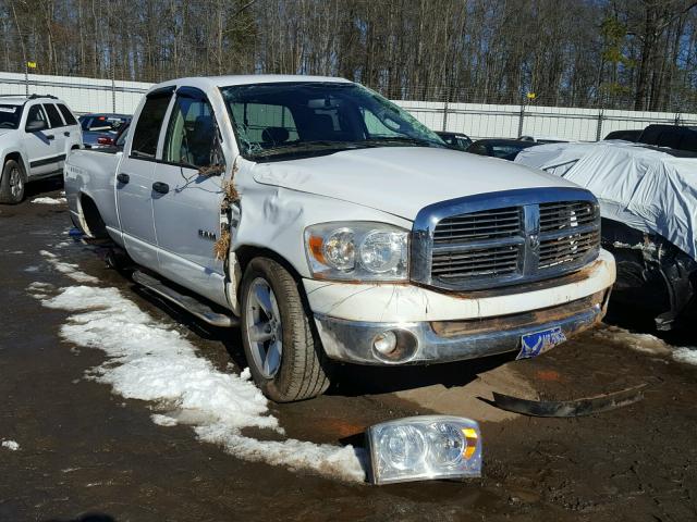 1D7HA18268S610342 - 2008 DODGE RAM 1500 S WHITE photo 1