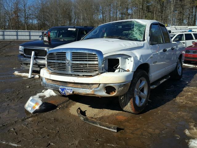 1D7HA18268S610342 - 2008 DODGE RAM 1500 S WHITE photo 2