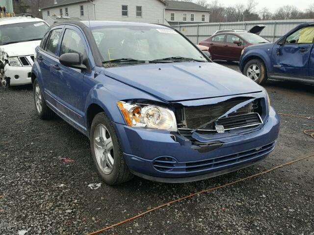 1B3HB48B47D152183 - 2007 DODGE CALIBER SX BLUE photo 1