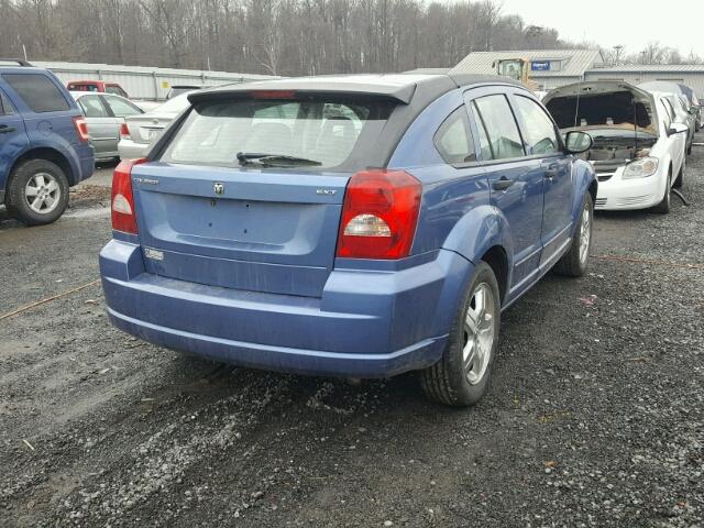 1B3HB48B47D152183 - 2007 DODGE CALIBER SX BLUE photo 4