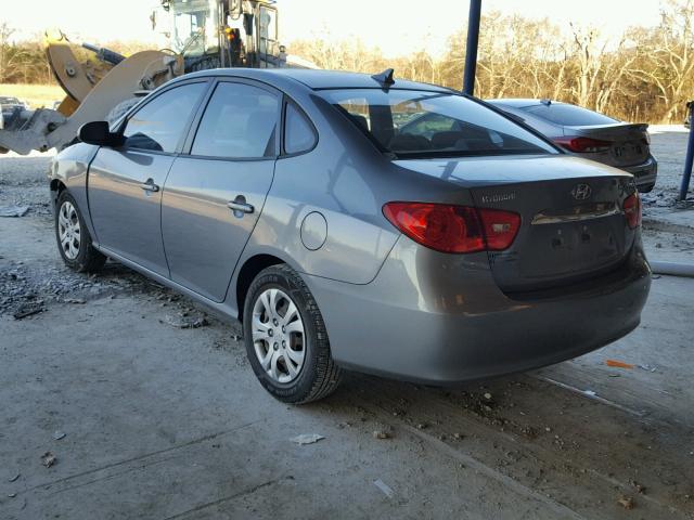 KMHDU4AD9AU180101 - 2010 HYUNDAI ELANTRA BL GRAY photo 3