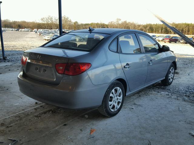 KMHDU4AD9AU180101 - 2010 HYUNDAI ELANTRA BL GRAY photo 4