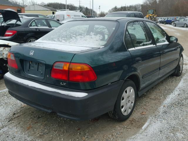 2HGEJ6670XH568041 - 1999 HONDA CIVIC LX GREEN photo 4