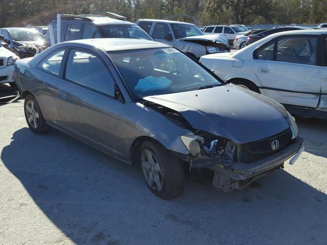 1HGEM22955L031902 - 2005 HONDA CIVIC EX GRAY photo 1