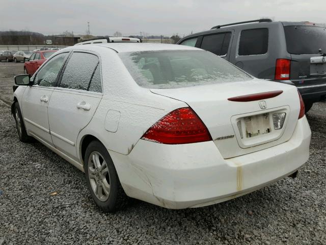 1HGCM56367A000915 - 2007 HONDA ACCORD SE WHITE photo 3