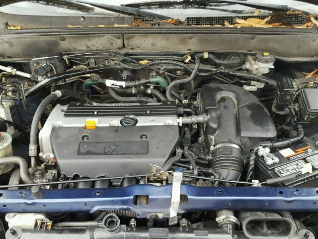 SHSRD78805U302095 - 2005 HONDA CR-V EX BLUE photo 7