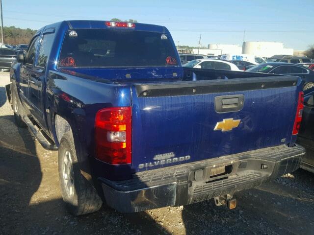 3GCPCSE0XDG337920 - 2013 CHEVROLET SILVERADO BLUE photo 3