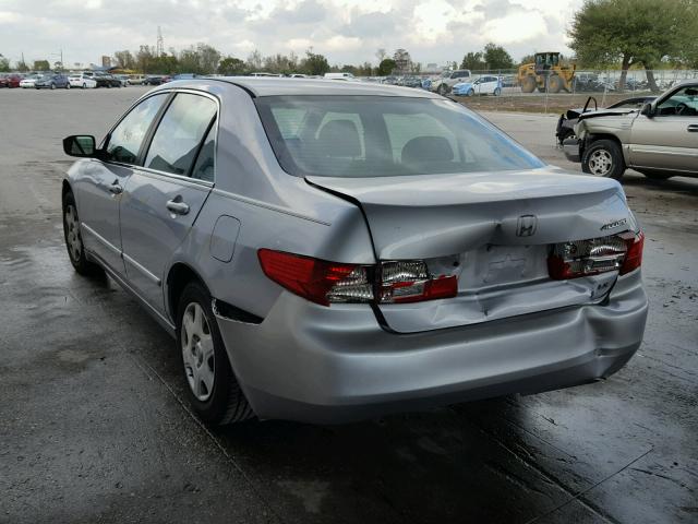 1HGCM56415A005820 - 2005 HONDA ACCORD LX SILVER photo 3