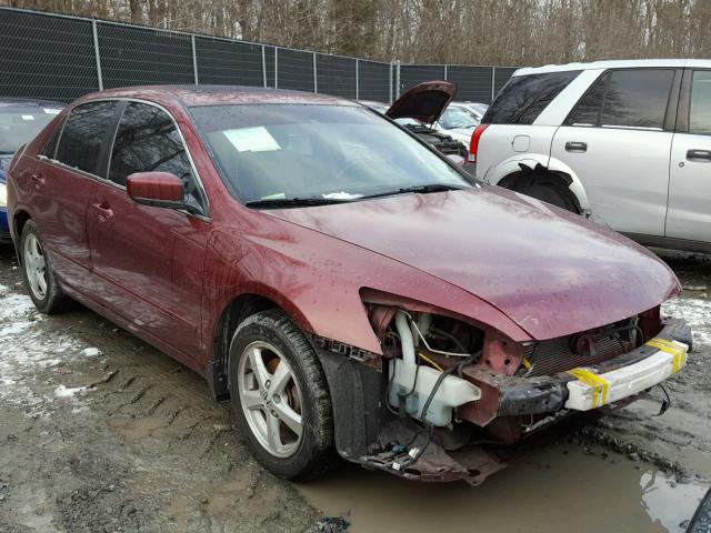 1HGCM56875A017926 - 2005 HONDA ACCORD EX RED photo 1