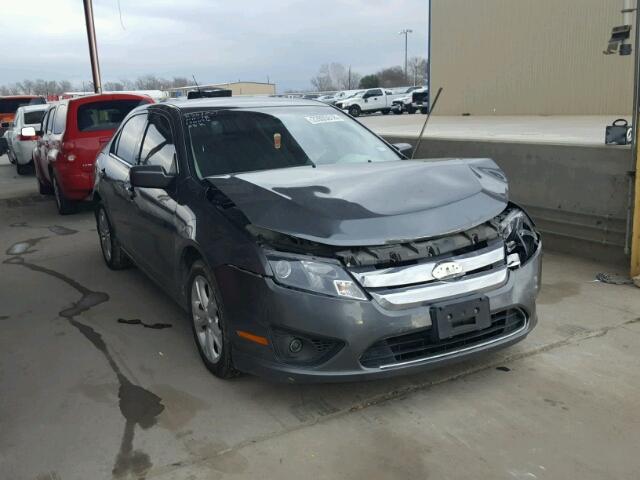 3FAHP0HA9CR107683 - 2012 FORD FUSION SE GRAY photo 1