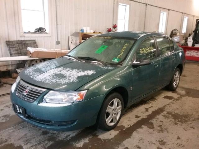 1G8AZ55F07Z147066 - 2007 SATURN ION LEVEL GREEN photo 2
