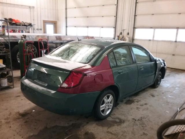 1G8AZ55F07Z147066 - 2007 SATURN ION LEVEL GREEN photo 4