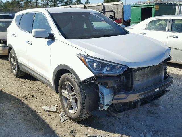 5XYZT3LB7HG393840 - 2017 HYUNDAI SANTA FE S WHITE photo 1