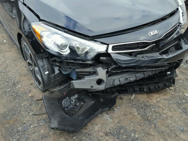 KNAFZ6A32E5228603 - 2014 KIA FORTE SX BLACK photo 9