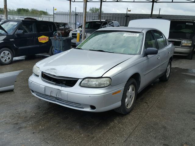 1G1ND52J82M510937 - 2002 CHEVROLET MALIBU SILVER photo 2