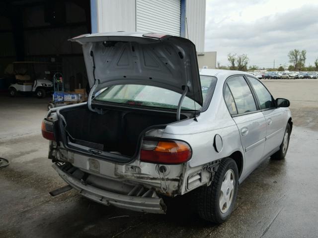 1G1ND52J82M510937 - 2002 CHEVROLET MALIBU SILVER photo 4