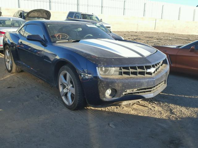 2G1FF1EDXB9116138 - 2011 CHEVROLET CAMARO LT BLUE photo 1