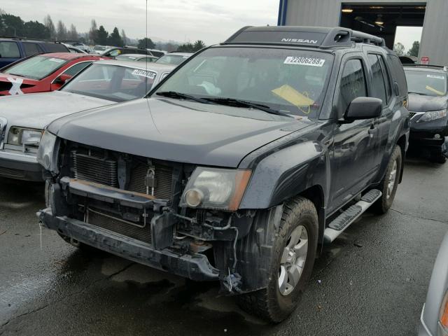 5N1AN08U09C510045 - 2009 NISSAN XTERRA OFF BLACK photo 2