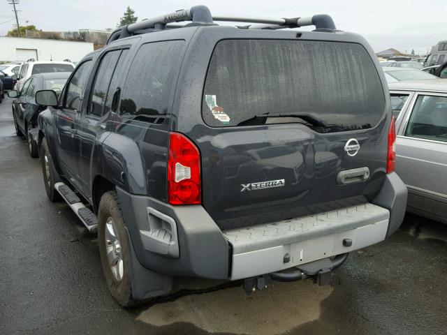 5N1AN08U09C510045 - 2009 NISSAN XTERRA OFF BLACK photo 3