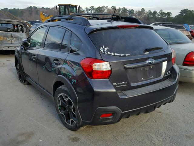 JF2GPAKC5E8210532 - 2014 SUBARU XV CROSSTR CHARCOAL photo 3