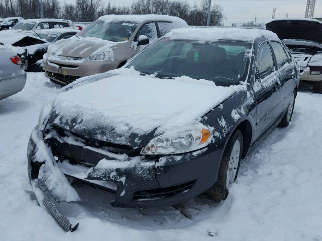 2G1WB5E32E1104823 - 2014 CHEVROLET IMPALA LIM BLACK photo 2