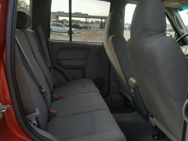 1J4GL48K36W124055 - 2006 JEEP LIBERTY SP RED photo 6