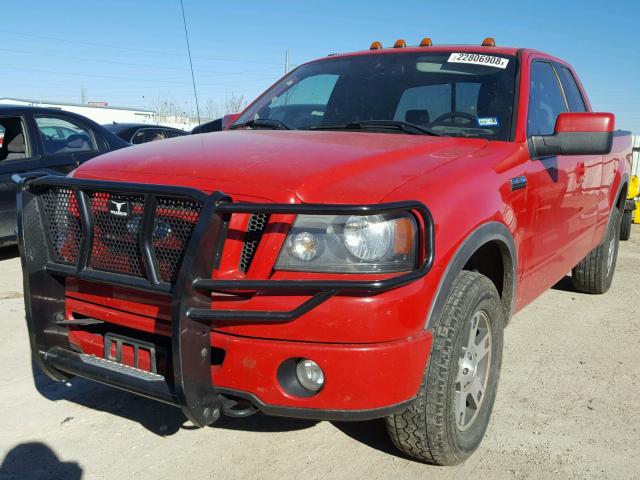 1FTPX14V78FC33467 - 2008 FORD F150 RED photo 2